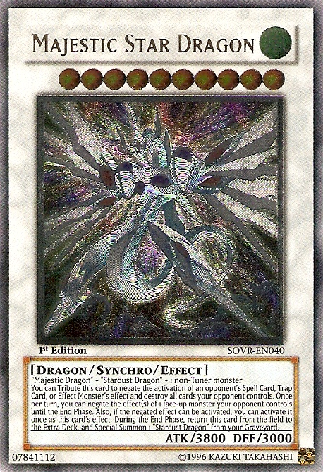 Majestic Star Dragon [SOVR-EN040] Ultimate Rare | Gam3 Escape