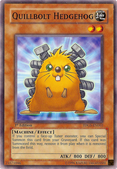 Quillbolt Hedgehog [TDGS-EN003] Common | Gam3 Escape