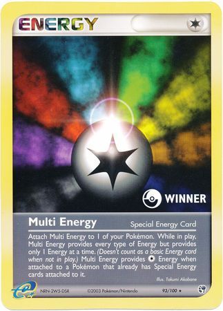 Multi Energy (93/100) (Winner League Promo) [EX: Sandstorm] | Gam3 Escape