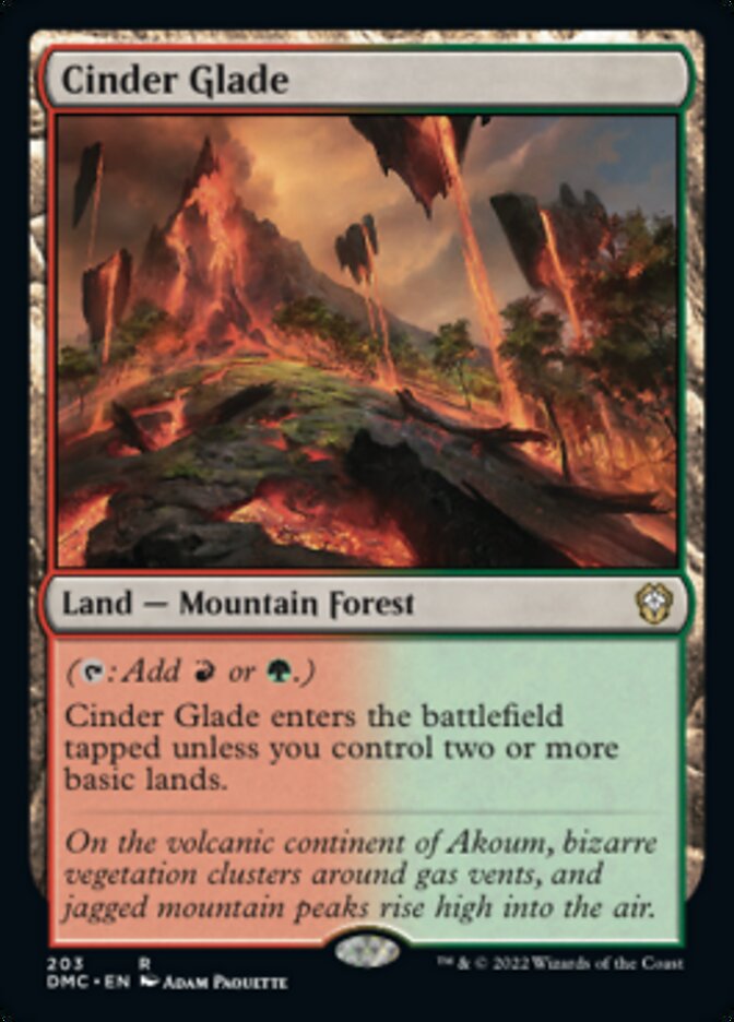 Cinder Glade [Dominaria United Commander] | Gam3 Escape