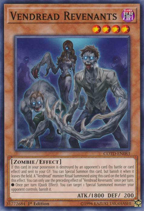 Vendread Revenants [COTD-EN083] Common | Gam3 Escape