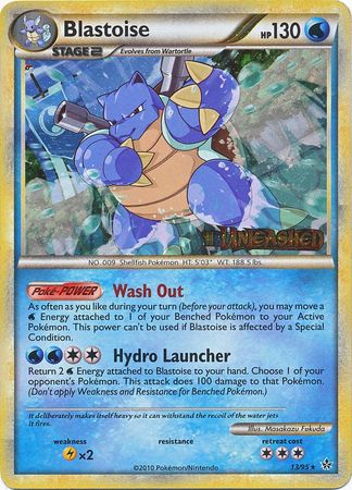 Blastoise (13/95) (Prerelease Promo) [HeartGold & SoulSilver: Black Star Promos] | Gam3 Escape