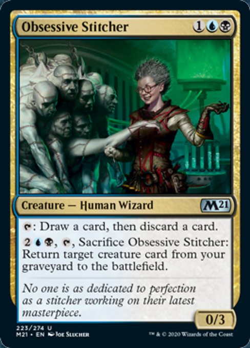 Obsessive Stitcher [Core Set 2021] | Gam3 Escape