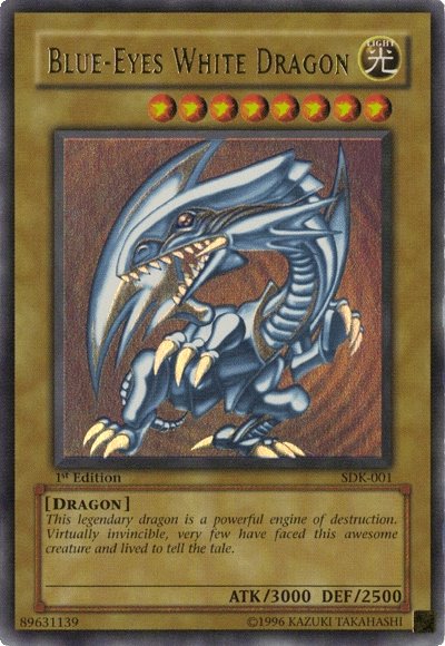 Blue-Eyes White Dragon [SDK-001] Ultra Rare | Gam3 Escape