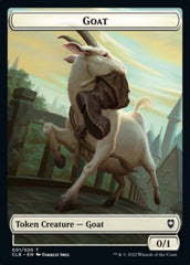Treasure // Goat Double-sided Token [Commander Legends: Battle for Baldur's Gate Tokens] | Gam3 Escape