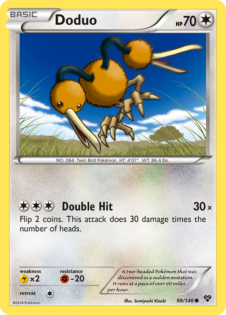 Doduo (98/146) [XY: Base Set] | Gam3 Escape