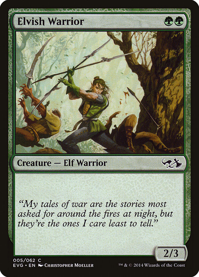 Elvish Warrior (Elves vs. Goblins) [Duel Decks Anthology] | Gam3 Escape