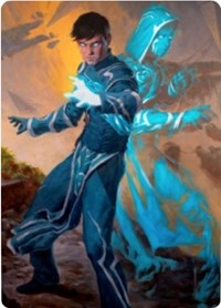 Jace, Mirror Mage 1 Art Card [Zendikar Rising Art Series] | Gam3 Escape