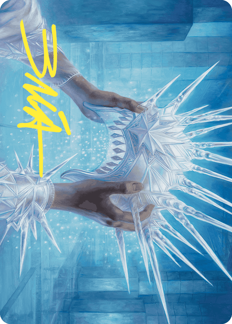 Hylda's Crown of Winter Art Card (Gold-Stamped Signature) [Wilds of Eldraine Art Series] | Gam3 Escape