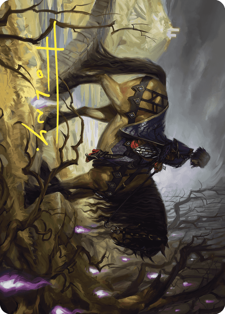 Rowan's Grim Search Art Card (Gold-Stamped Signature) [Wilds of Eldraine Art Series] | Gam3 Escape