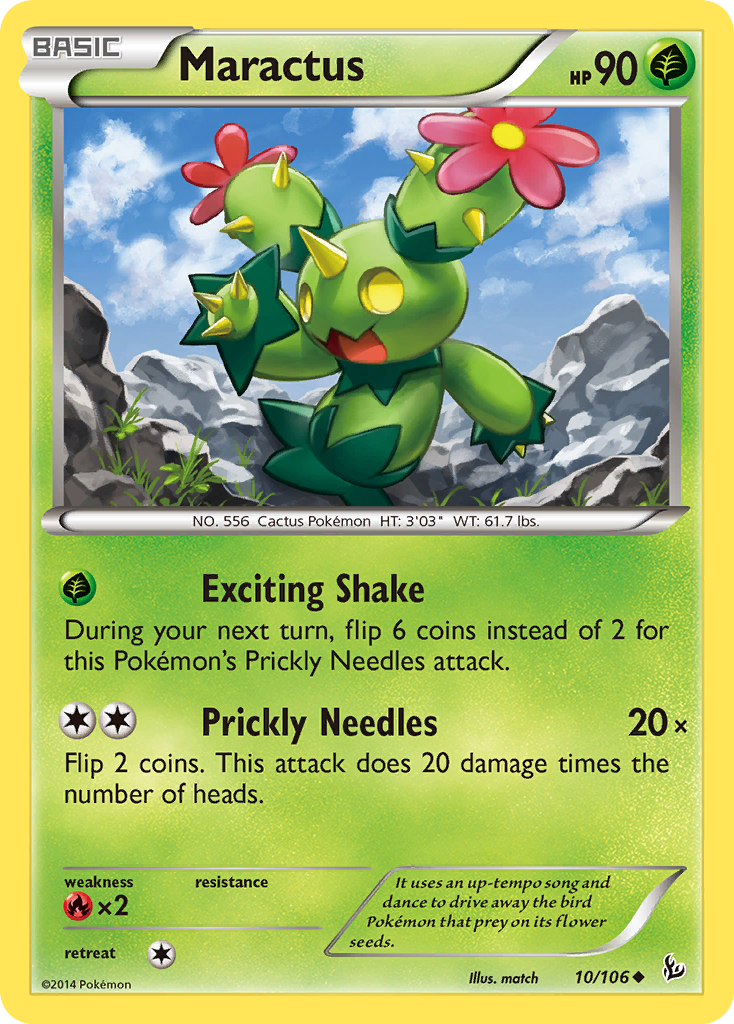 Maractus (10/106) [XY: Flashfire] | Gam3 Escape