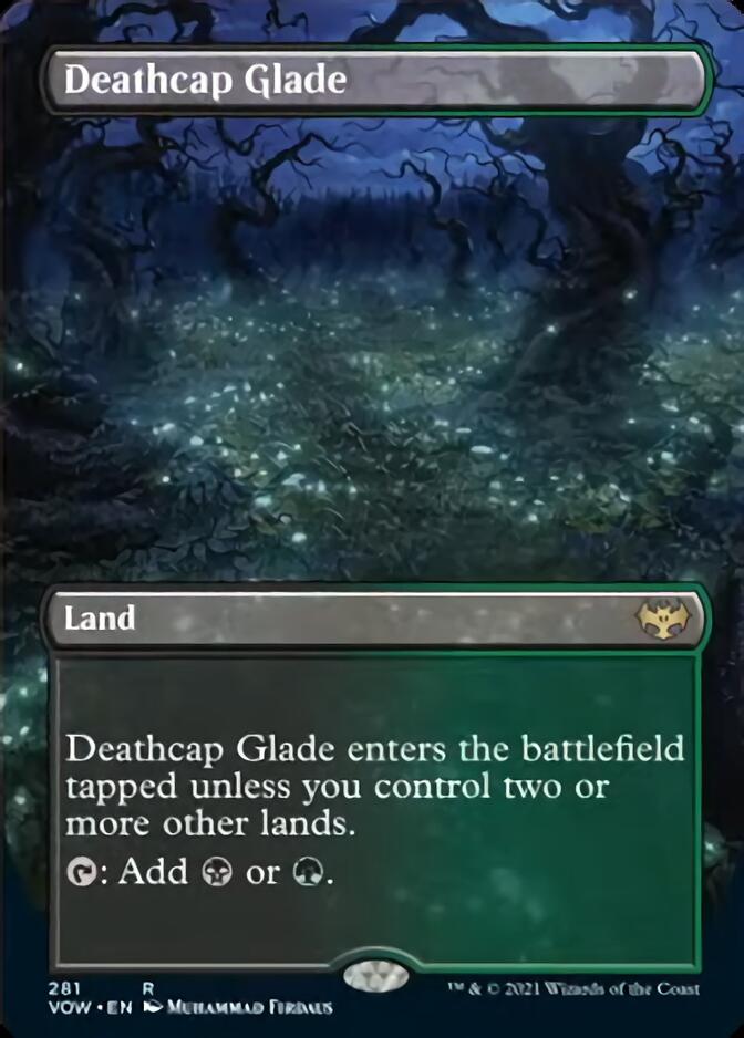 Deathcap Glade (Borderless) [Innistrad: Crimson Vow] | Gam3 Escape