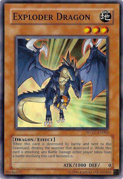 Exploder Dragon [WC07-EN002] Super Rare | Gam3 Escape