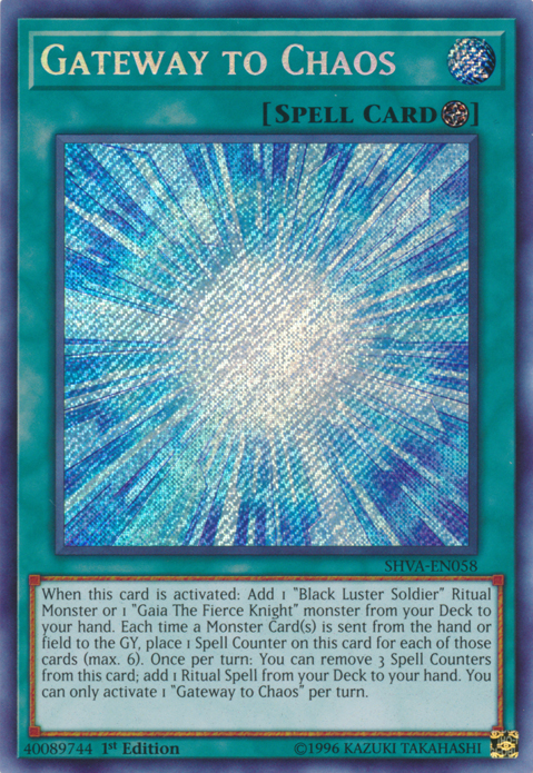 Gateway to Chaos [SHVA-EN058] Secret Rare | Gam3 Escape