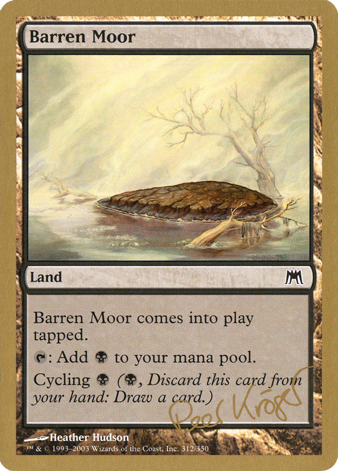 Barren Moor (Peer Kroger) [World Championship Decks 2003] | Gam3 Escape