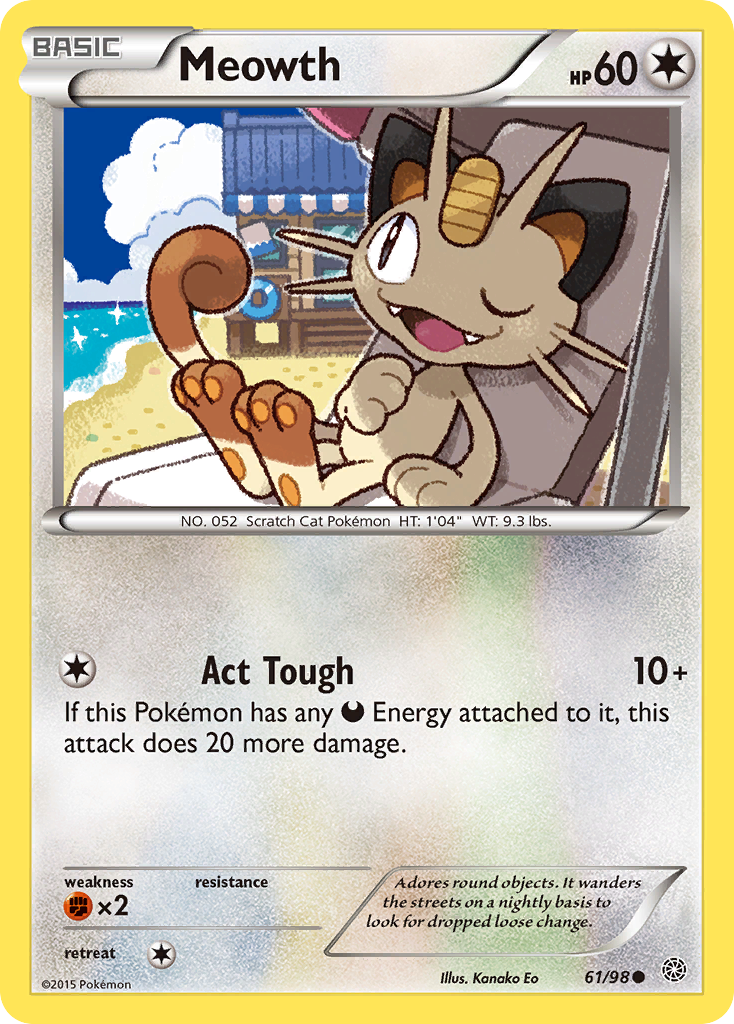 Meowth (61/98) [XY: Ancient Origins] | Gam3 Escape