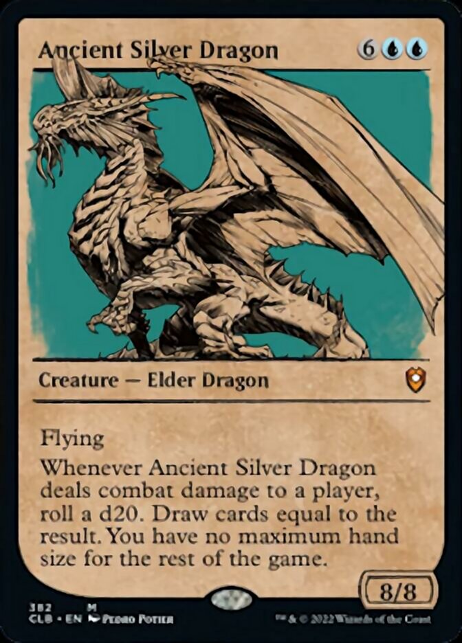 Ancient Silver Dragon (Showcase) [Commander Legends: Battle for Baldur's Gate] | Gam3 Escape