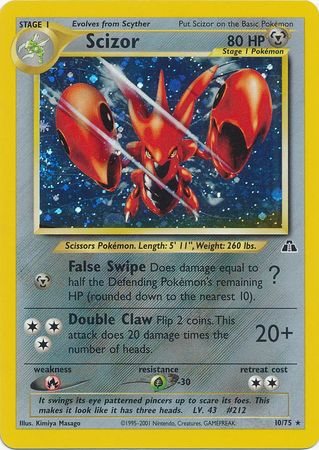 Scizor (10/75) [Neo Discovery Unlimited] | Gam3 Escape