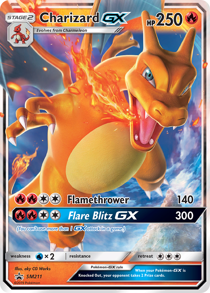 Charizard GX (SM211) [Sun & Moon: Black Star Promos] | Gam3 Escape