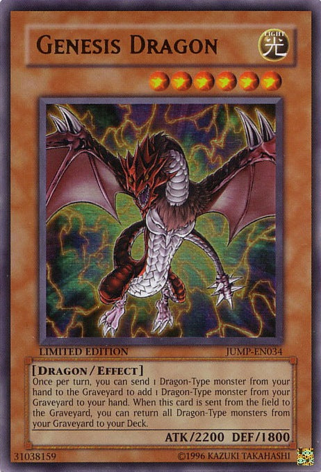 Genesis Dragon [JUMP-EN034] Ultra Rare | Gam3 Escape