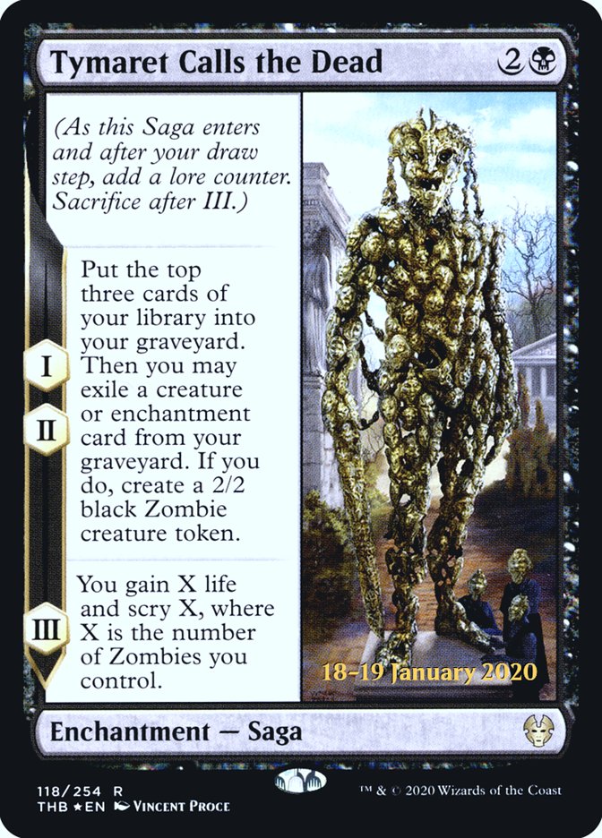 Tymaret Calls the Dead [Theros Beyond Death Prerelease Promos] | Gam3 Escape