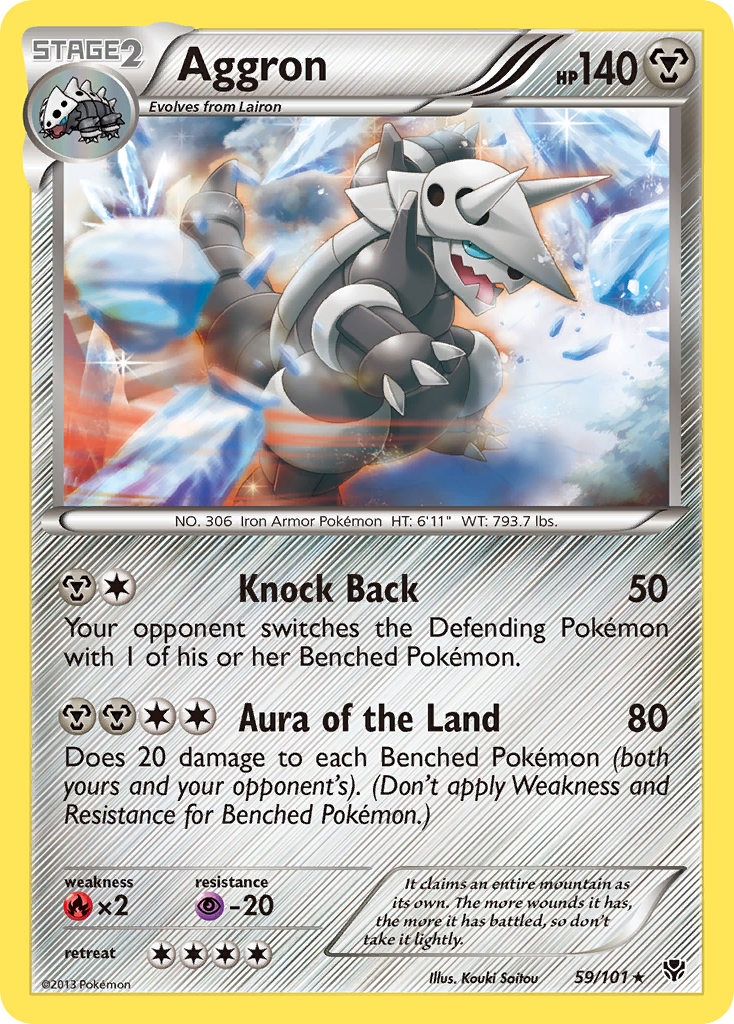 Aggron (59/101) [Black & White: Plasma Blast] | Gam3 Escape