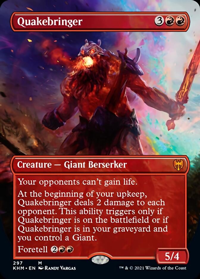 Quakebringer (Borderless Alternate Art) [Kaldheim] | Gam3 Escape