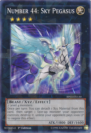 Number 44: Sky Pegasus (Shatterfoil) [BP03-EN130] Shatterfoil Rare | Gam3 Escape