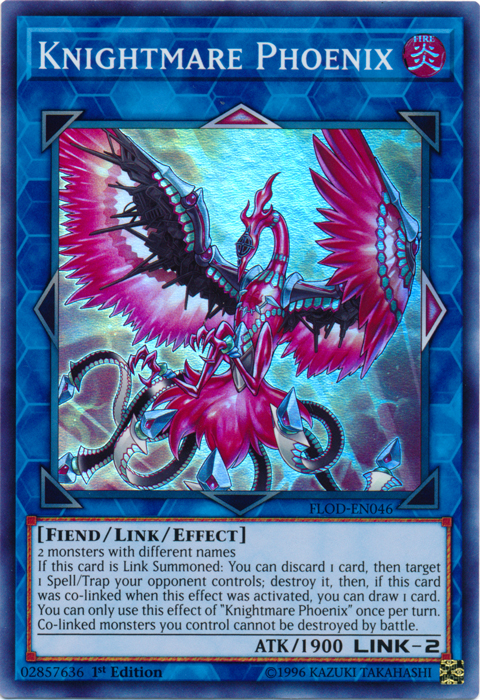 Knightmare Phoenix [FLOD-EN046] Super Rare | Gam3 Escape