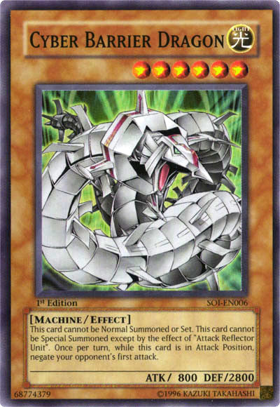 Cyber Barrier Dragon [SOI-EN006] Super Rare | Gam3 Escape