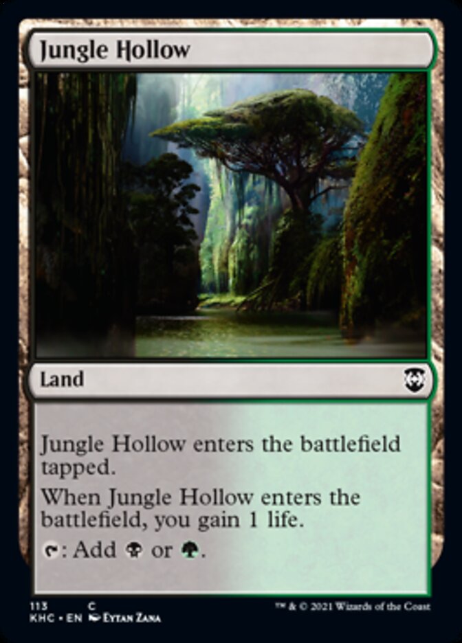 Jungle Hollow [Kaldheim Commander] | Gam3 Escape