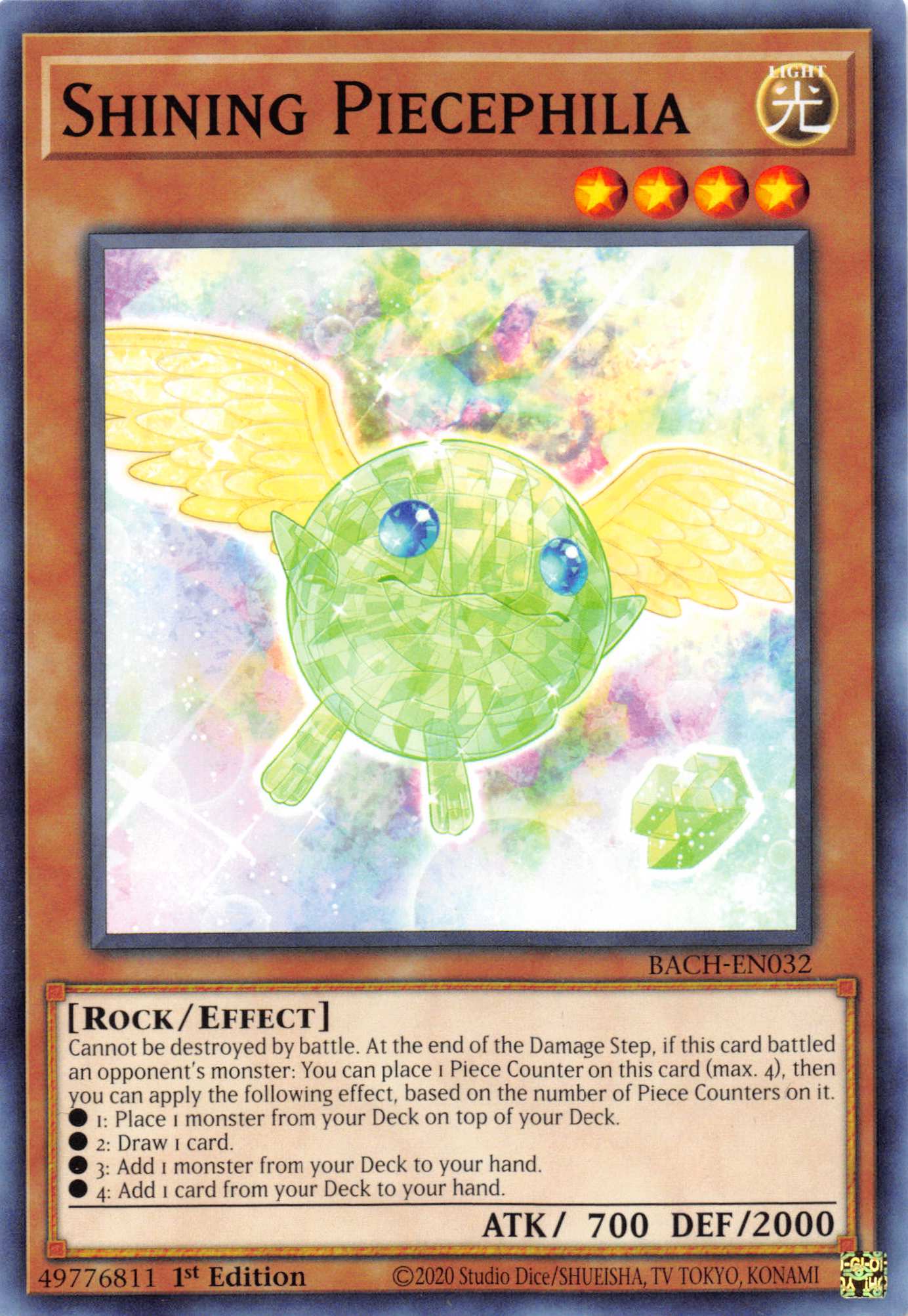 Shining Piecephilia [BACH-EN032] Common | Gam3 Escape