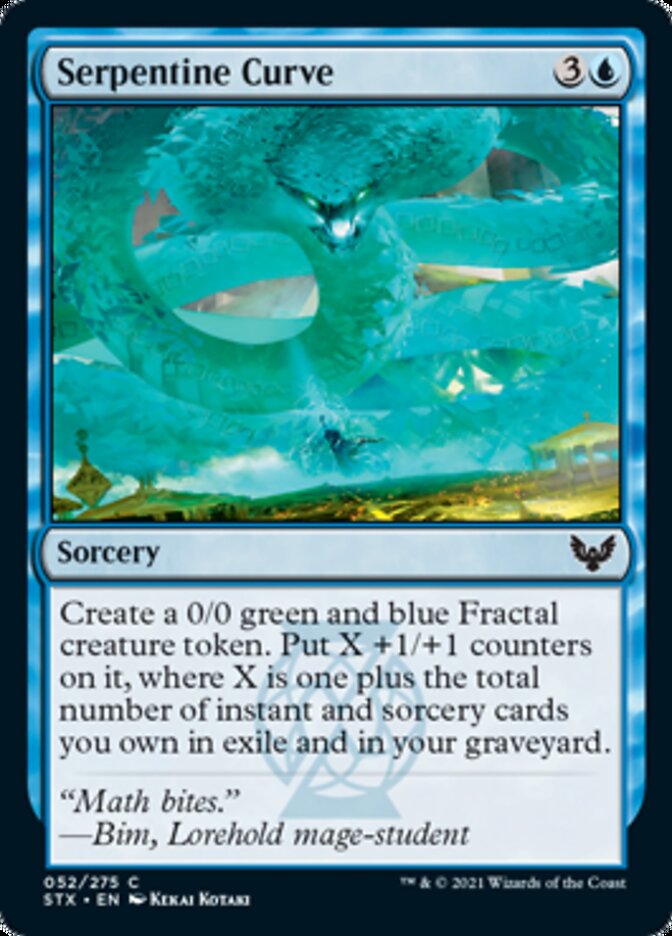 Serpentine Curve [Strixhaven: School of Mages] | Gam3 Escape