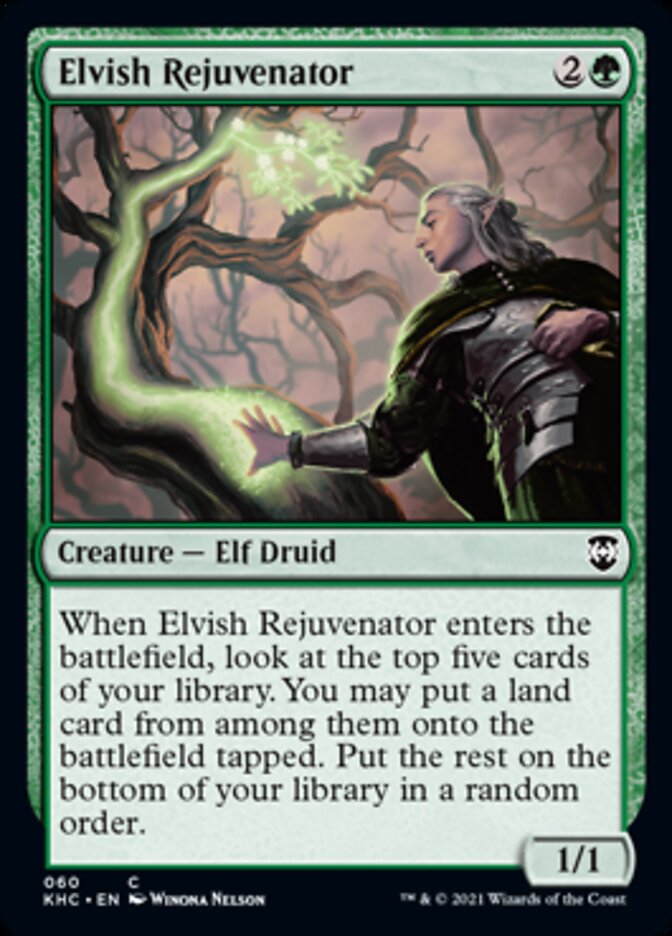 Elvish Rejuvenator [Kaldheim Commander] | Gam3 Escape