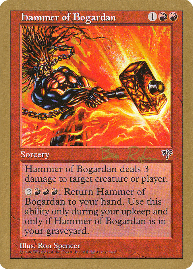 Hammer of Bogardan (Ben Rubin) [World Championship Decks 1998] | Gam3 Escape