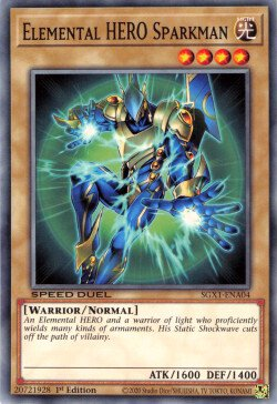 Elemental HERO Sparkman [SGX1-ENA04] Common | Gam3 Escape