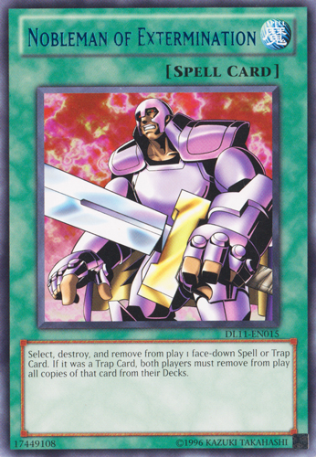 Nobleman of Extermination (Blue) [DL11-EN015] Rare | Gam3 Escape