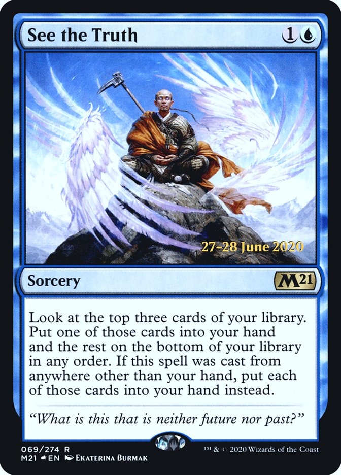 See the Truth  [Core Set 2021 Prerelease Promos] | Gam3 Escape