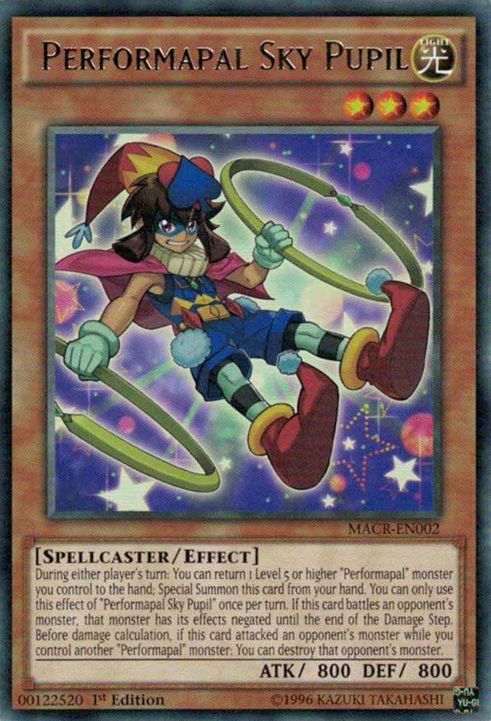Performapal Sky Pupil [MACR-EN002] Rare | Gam3 Escape