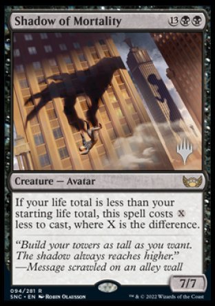 Shadow of Mortality (Promo Pack) [Streets of New Capenna Promos] | Gam3 Escape