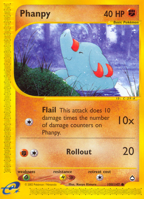 Phanpy (100/147) [Aquapolis] | Gam3 Escape