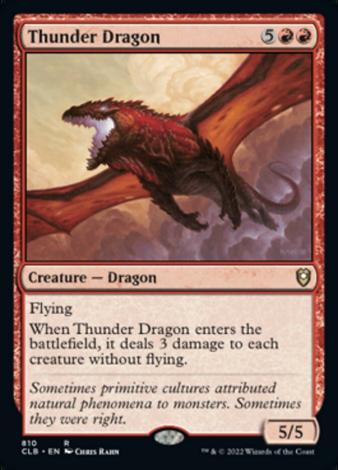 Thunder Dragon [Commander Legends: Battle for Baldur's Gate] | Gam3 Escape