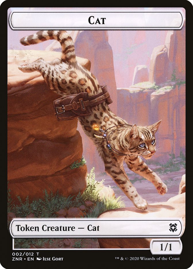 Cat Token [Zendikar Rising] | Gam3 Escape