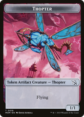 Soldier // Thopter Double-Sided Token [March of the Machine Tokens] | Gam3 Escape