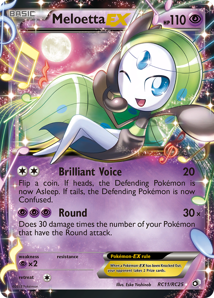 Meloetta EX (RC11/RC25) [Black & White: Legendary Treasures] | Gam3 Escape