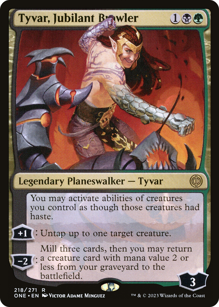 Tyvar, Jubilant Brawler [Phyrexia: All Will Be One] | Gam3 Escape