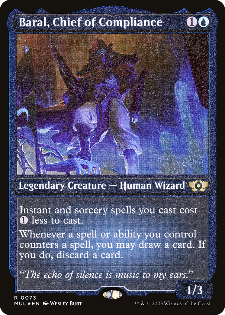 Baral, Chief of Compliance (Foil Etched) [Multiverse Legends] | Gam3 Escape