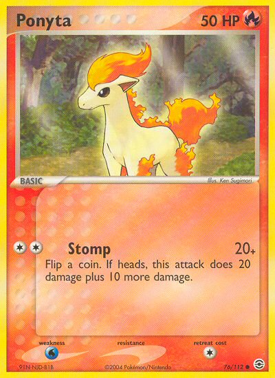 Ponyta (76/112) [EX: FireRed & LeafGreen] | Gam3 Escape