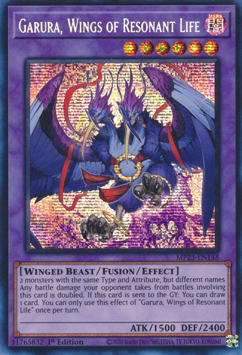 Garura, Wings of Resonant Life [MP23-EN148] Prismatic Secret Rare | Gam3 Escape