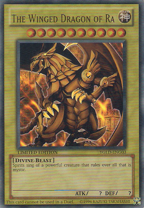 The Winged Dragon of Ra [YGLD-ENG03] Ultra Rare | Gam3 Escape